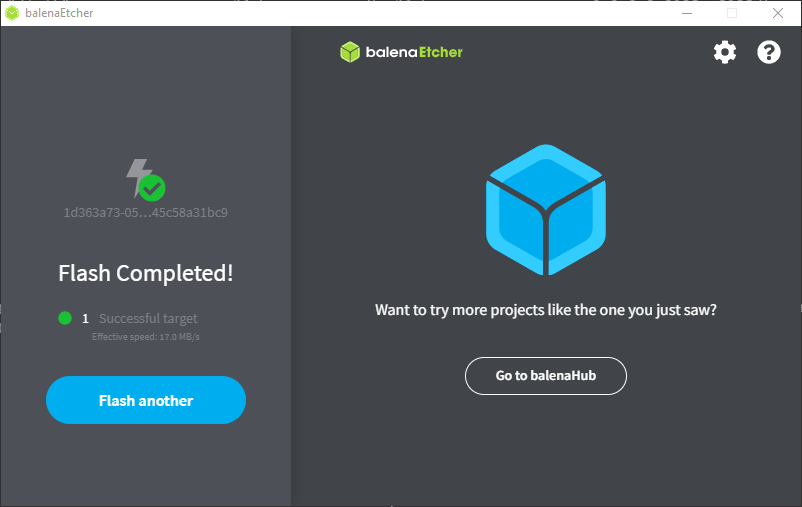 balenaEtcherFinished